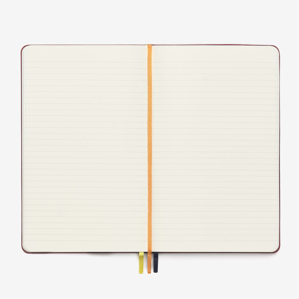 Notebook Unisex NOTEBOOK MOLESKINE FOR K-WAY Notebook RED SYRAH Dressed Side (jpg Rgb)		