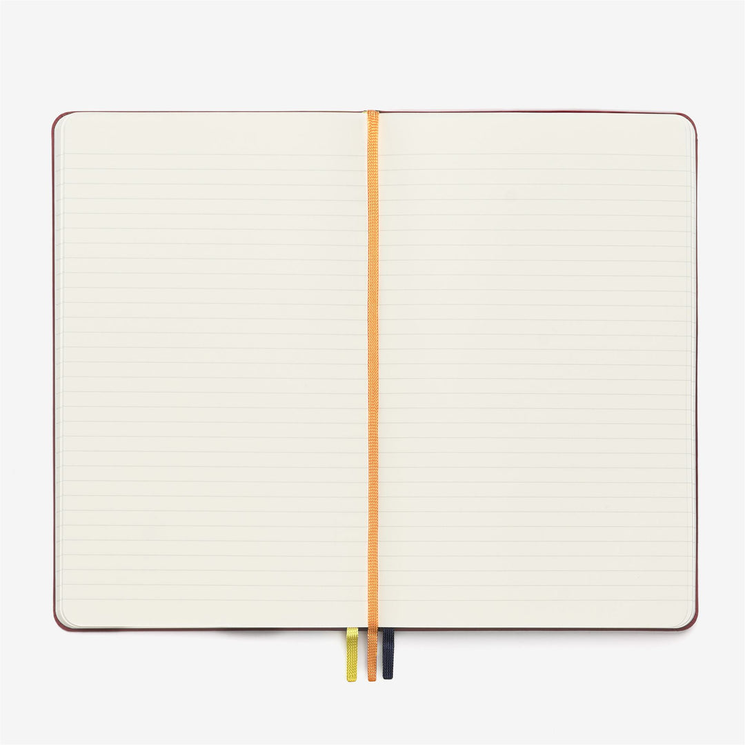 Red unisex K-Way Moleskine Fabric-Covered Notebook main