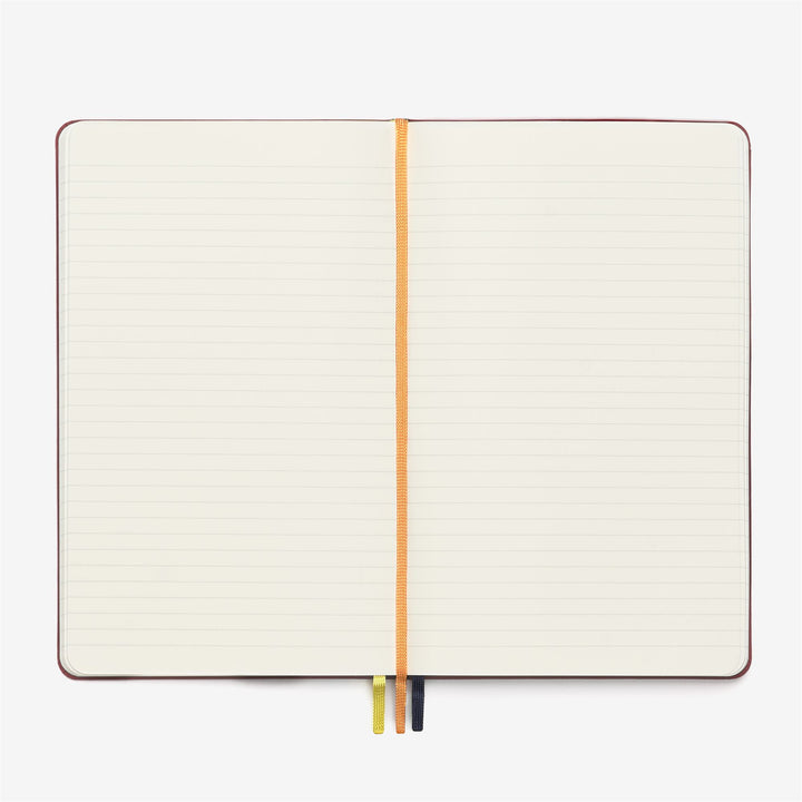 Red unisex K-Way Moleskine Fabric-Covered Notebook 3