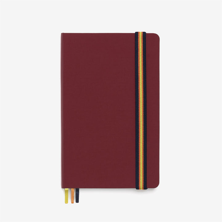 Red unisex K-Way Moleskine Fabric-Covered Notebook 1
