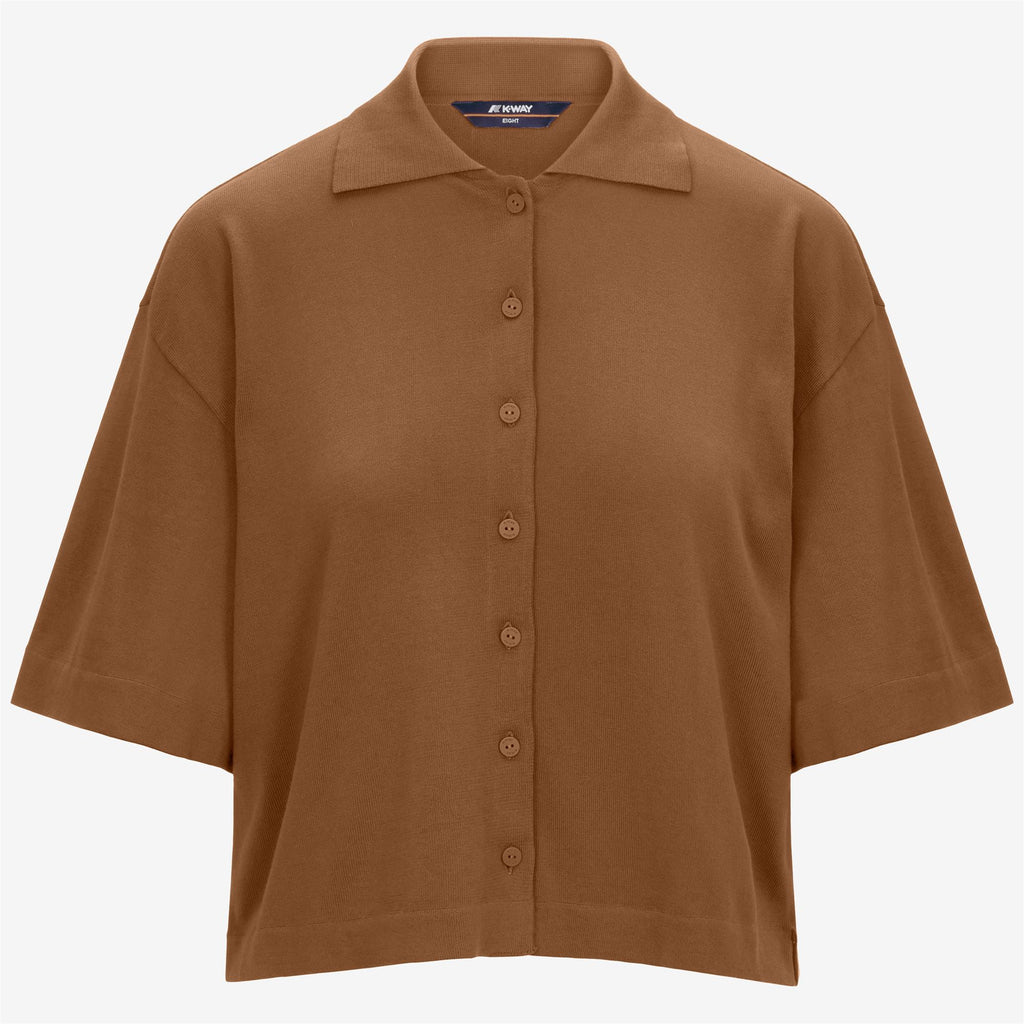 Knitwear_WOMAN_CARRY_Jacket_Brown Bran - Commercial 1