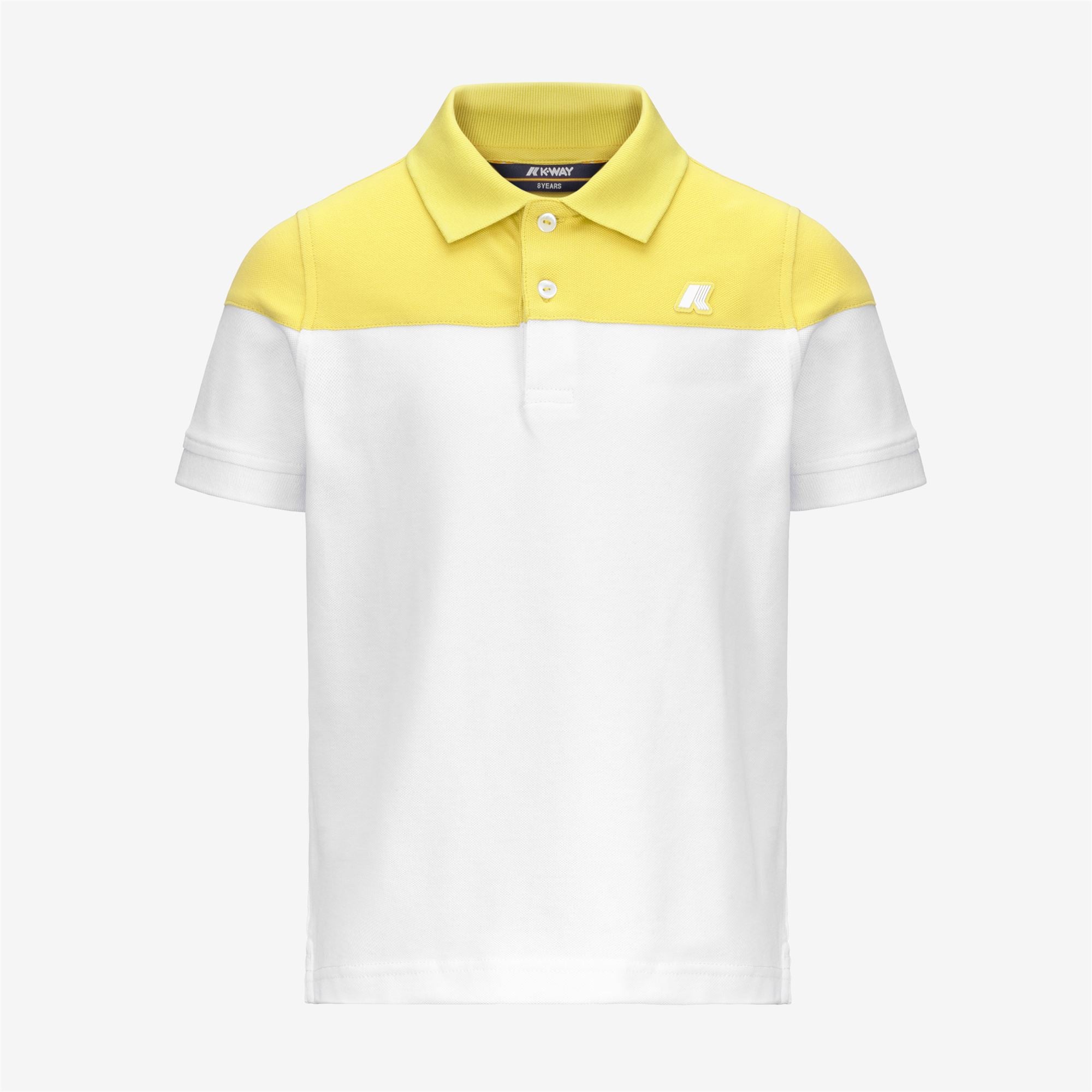 Polo Shirts_BOY_P. VIC INSERT PIQUE_Polo_White - Green Acacia - Commercial 1