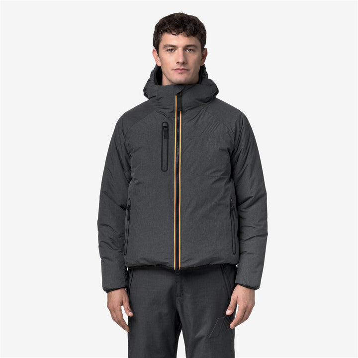 PARPAILLON Giacche Medio Uomo Grey Dark Micro Grid 1