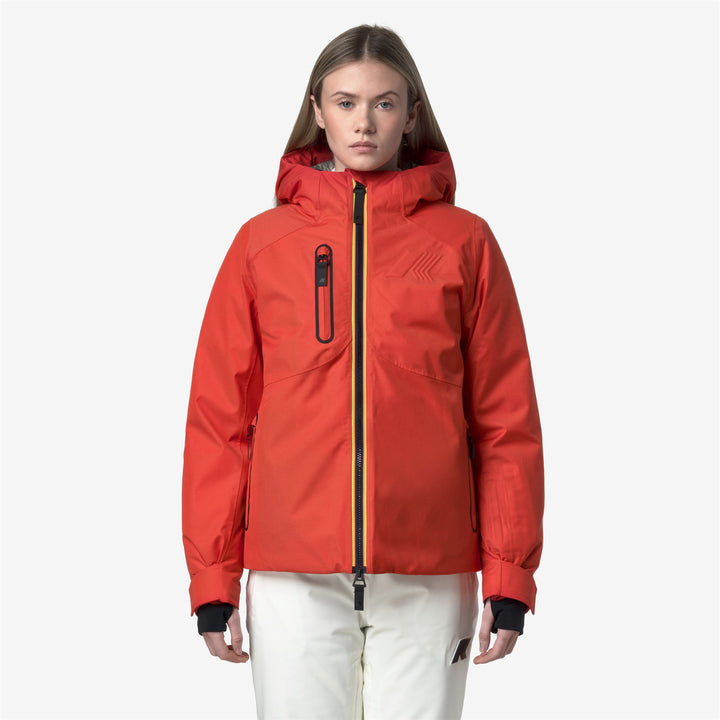 TAILLEFER 2L - Jackets - Medio - Donna - ORANGE FIESTA 5