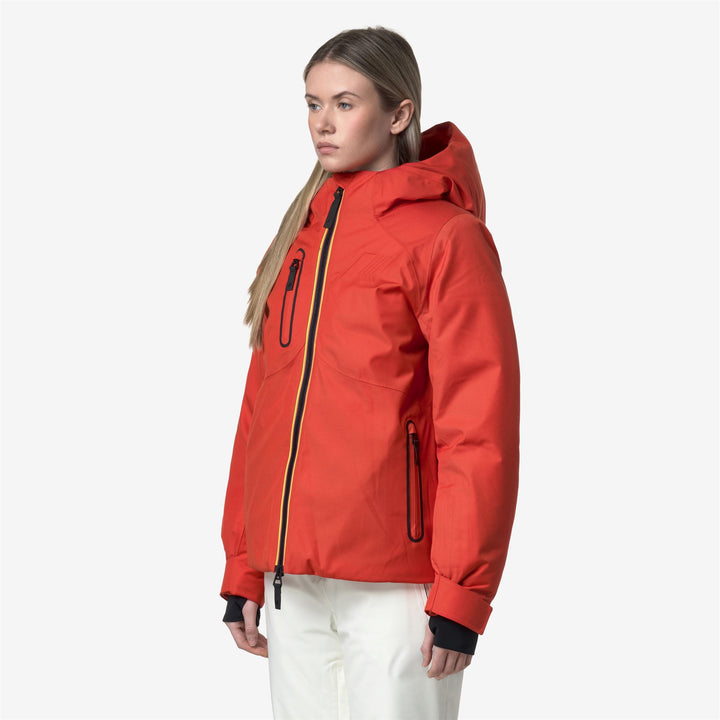 TAILLEFER 2L - Jackets - Medio - Donna - ORANGE FIESTA 6
