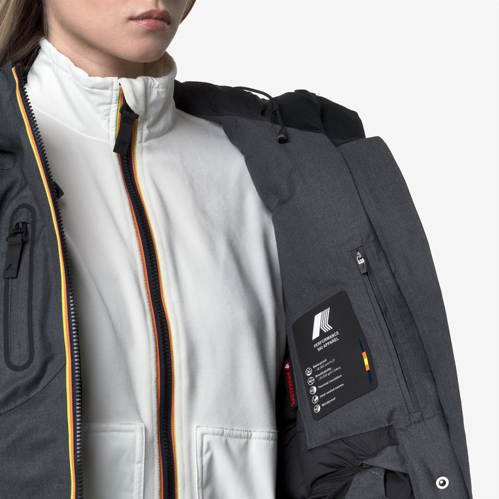 TAILLEFER 2L - Jackets - Mid - Woman - GREY GRISAILLE 3