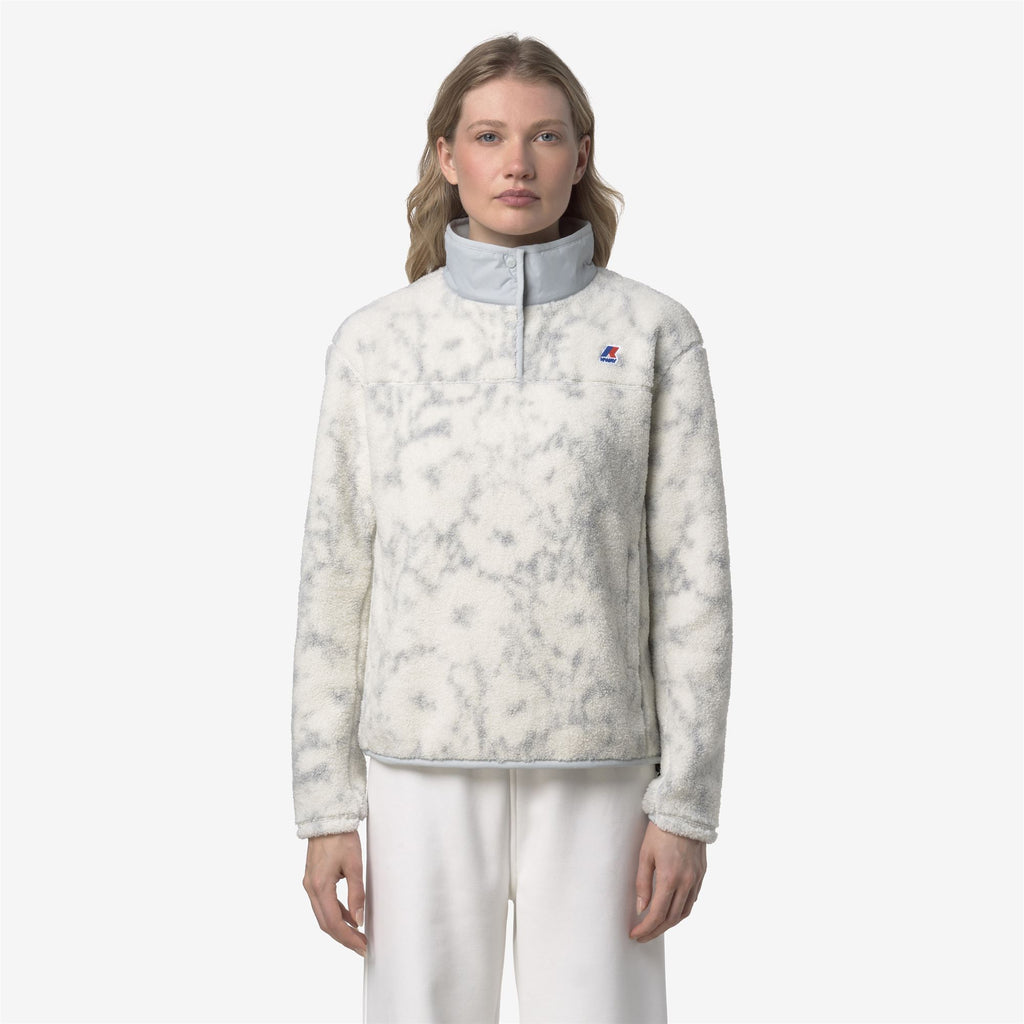 Fleece_WOMAN_BENEDICTE ORSETTO PRINT_Pull Over_Ecru-Grey Flowers - Commercial 4