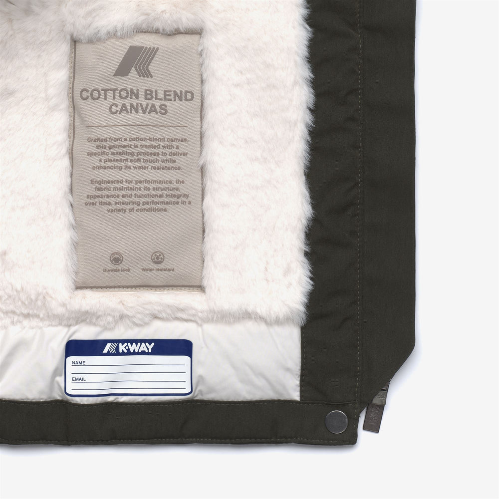 Green Black Girl's Short Jacket with Cotton Feel 02