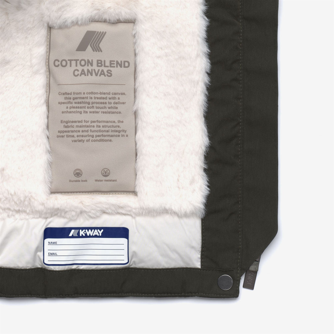 Green Black Girl's Short Jacket with Cotton Feel main