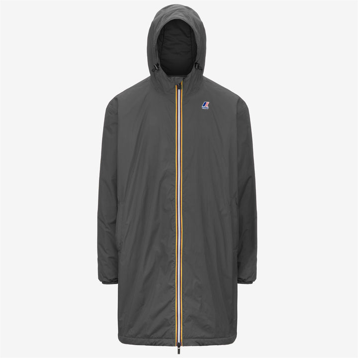 Impermeable unisex gris plegable de 3/4 de longitud con acolchado PrimaLoft 1