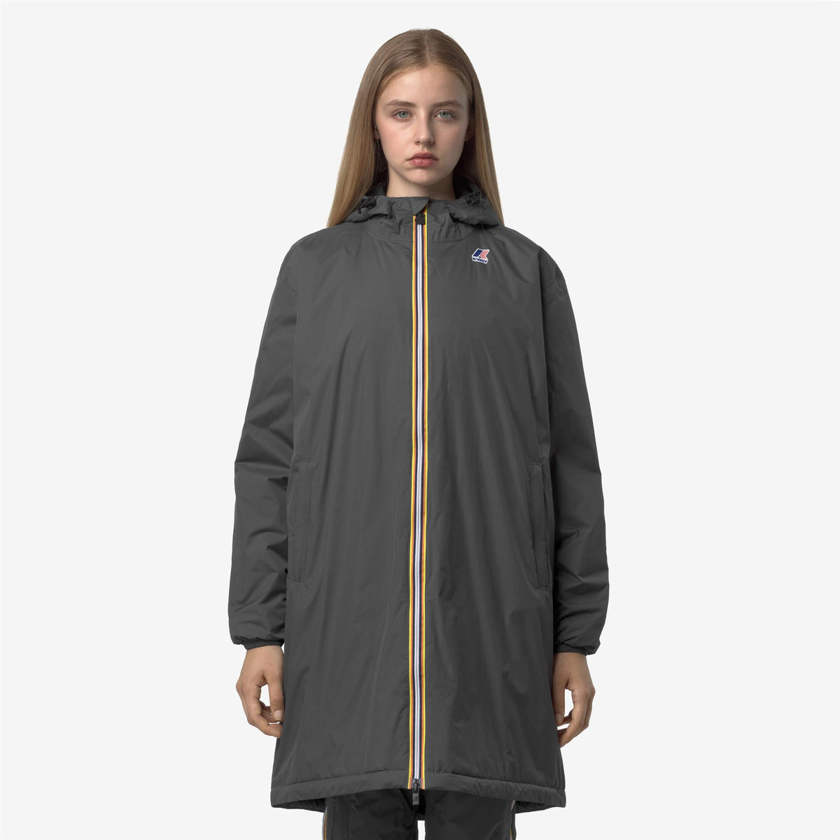 Jackets_UNISEX_LE VRAI 4.0 EIFFEL EAST WARM_3/4 Length_Grey Shadow Dk - Commercial 2