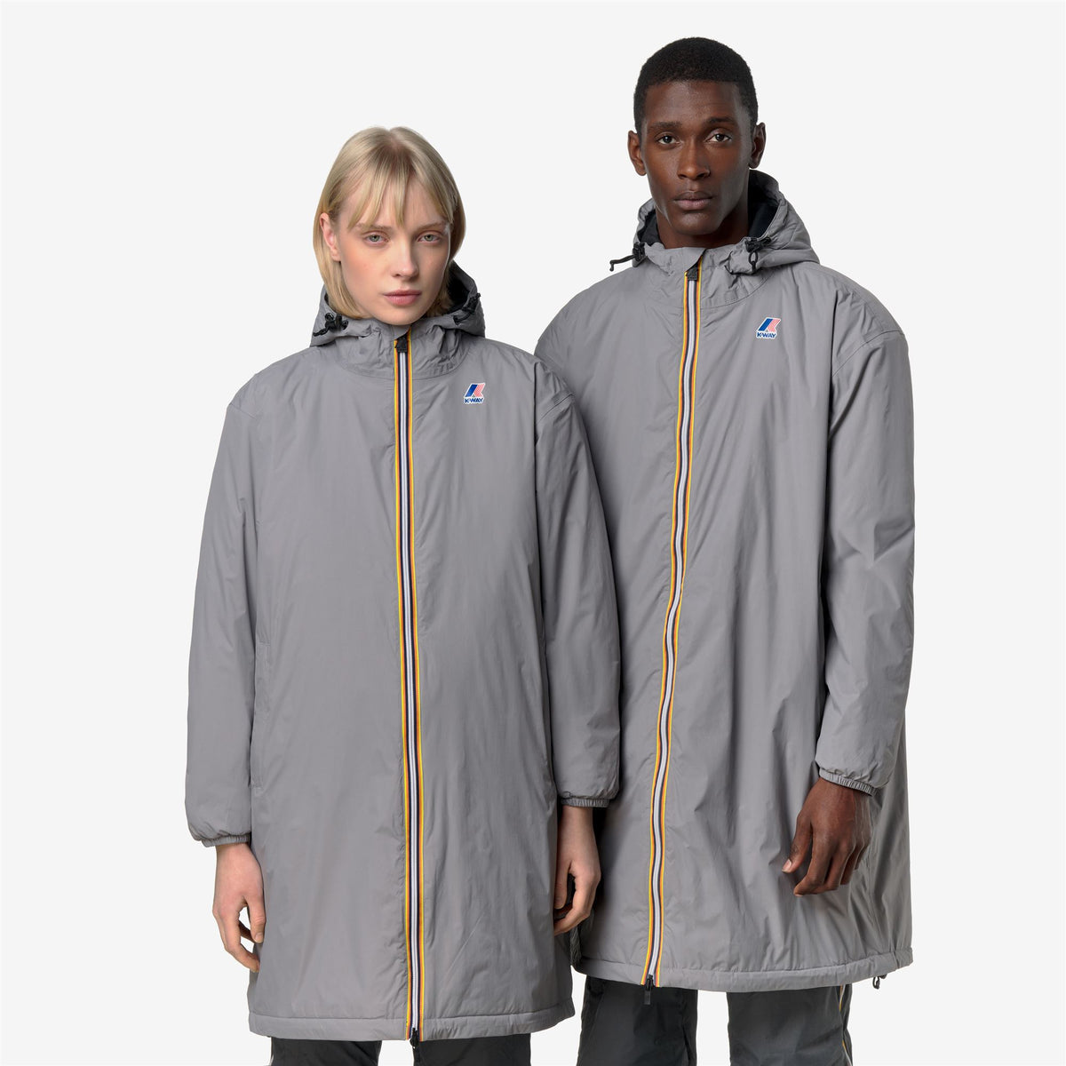 Jackets_UNISEX_LE VRAI 4.0 EIFFEL EAST WARM_3/4 Length_Grey Frost - Commercial 7