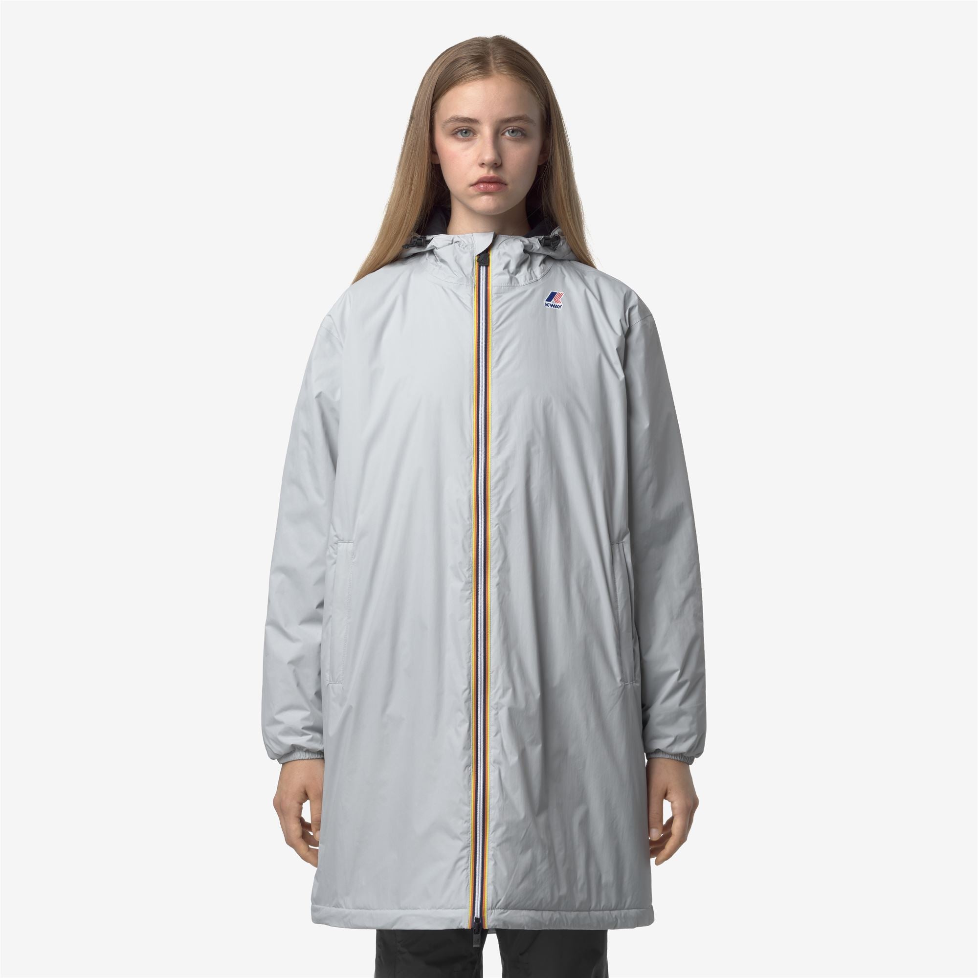 Jackets_UNISEX_LE VRAI 4.0 EIFFEL EAST WARM_3/4 Length_Grey - Commercial 4