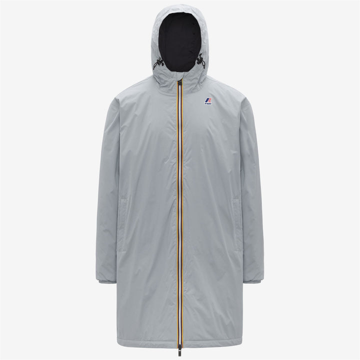 Grey Unisex 3/4 Length Waterproof Packable Jacket 5
