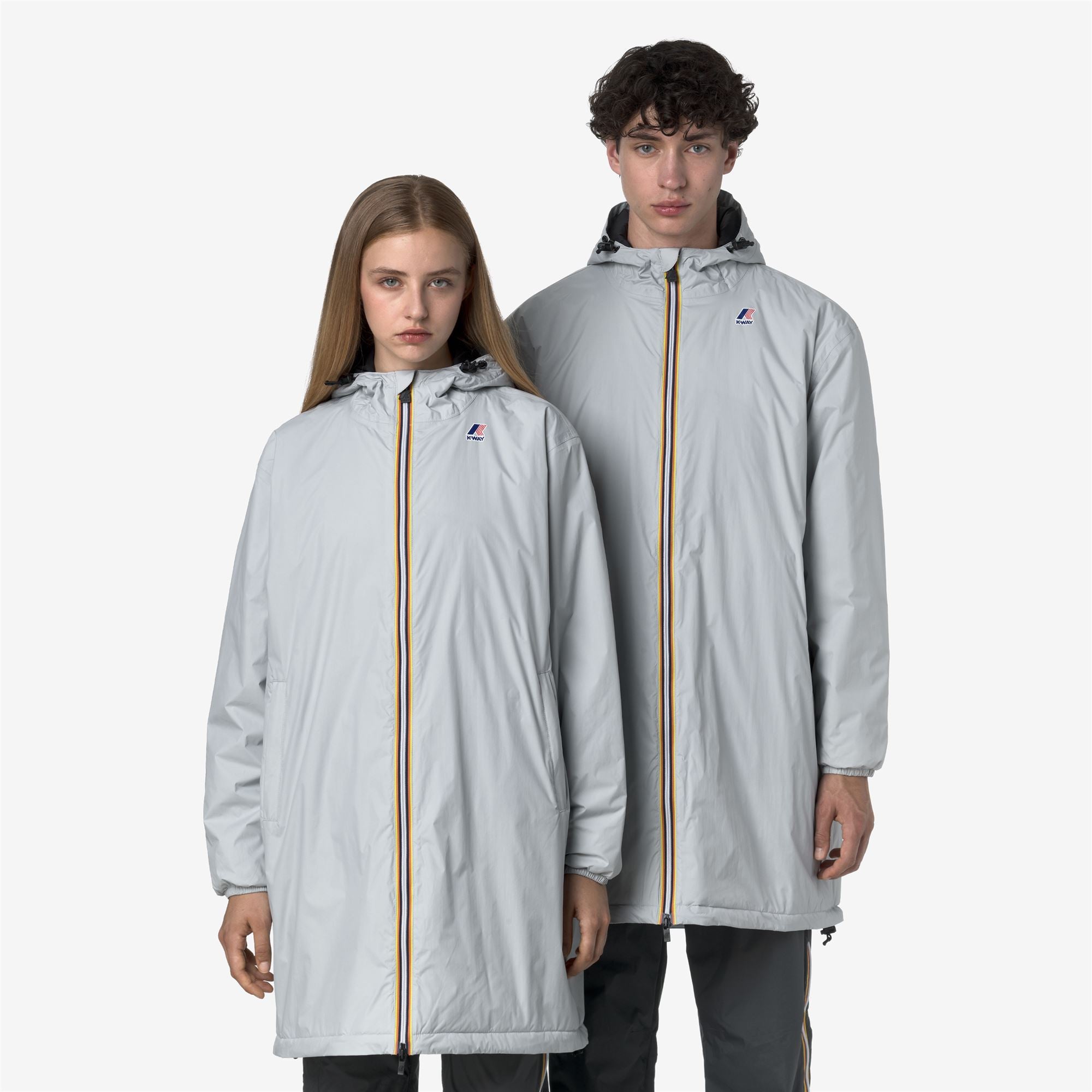 Jackets_UNISEX_LE VRAI 4.0 EIFFEL EAST WARM_3/4 Length_Grey - Commercial 7