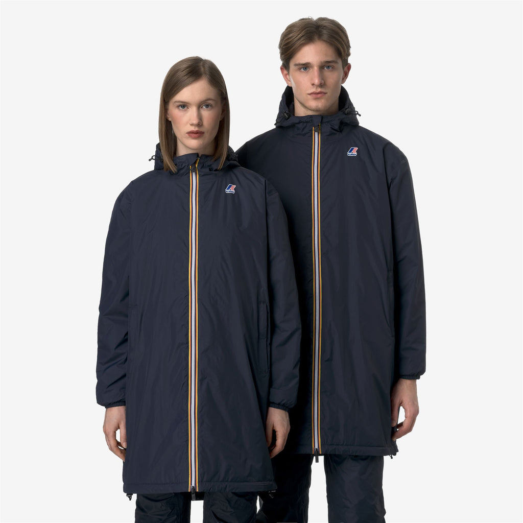Jackets_UNISEX_LE VRAI 4.0 EIFFEL EAST WARM_3/4 Length_Blue Depth - Commercial 1