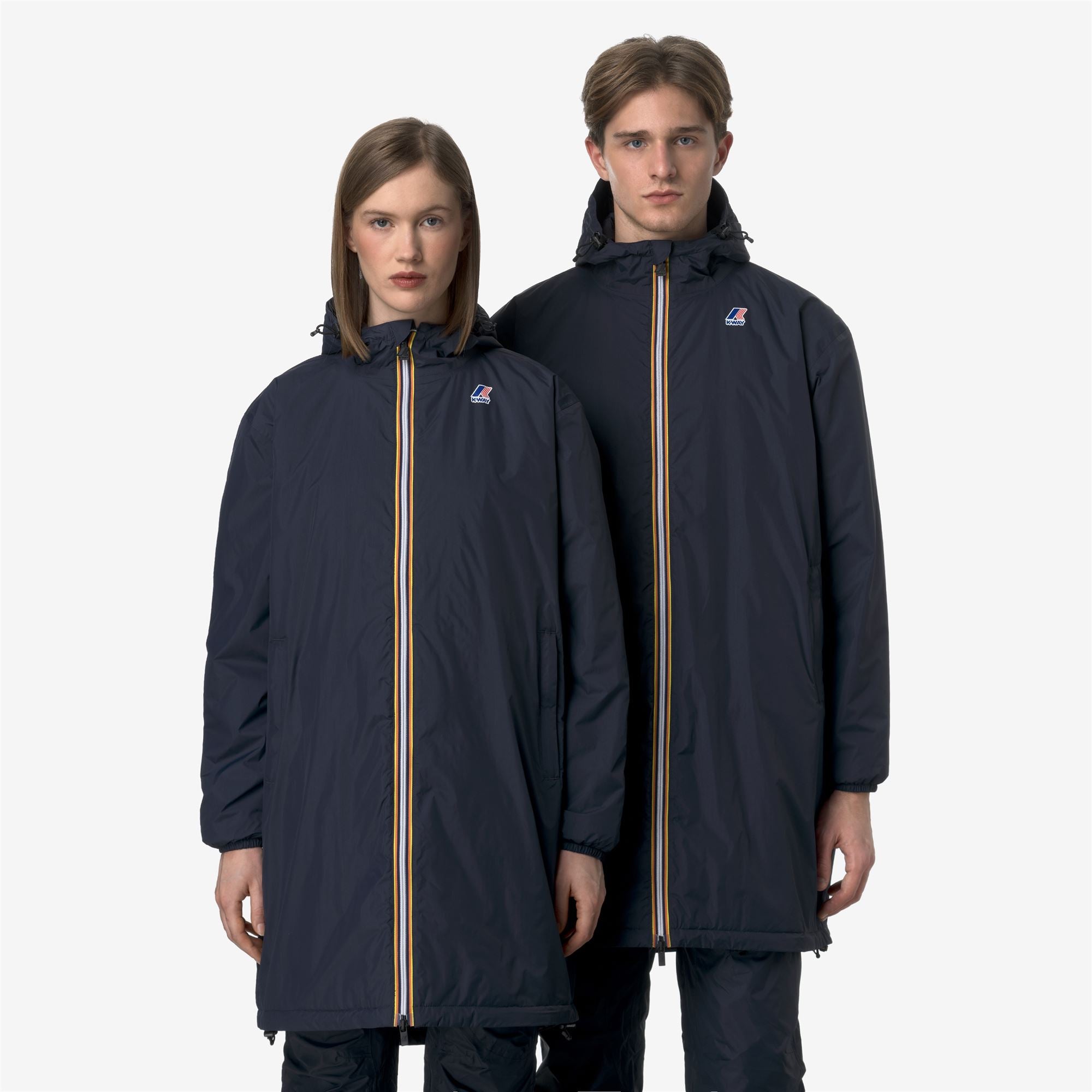 Jackets_UNISEX_LE VRAI 4.0 EIFFEL EAST WARM_3/4 Length_Blue Depth - Commercial 1