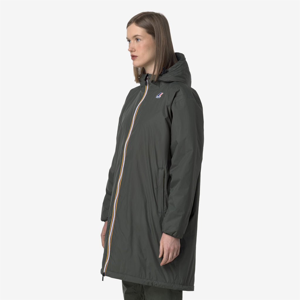 Jackets_UNISEX_LE VRAI 4.0 EIFFEL EAST WARM_3/4 Length_GREEN BLACKISH - Commercial 4