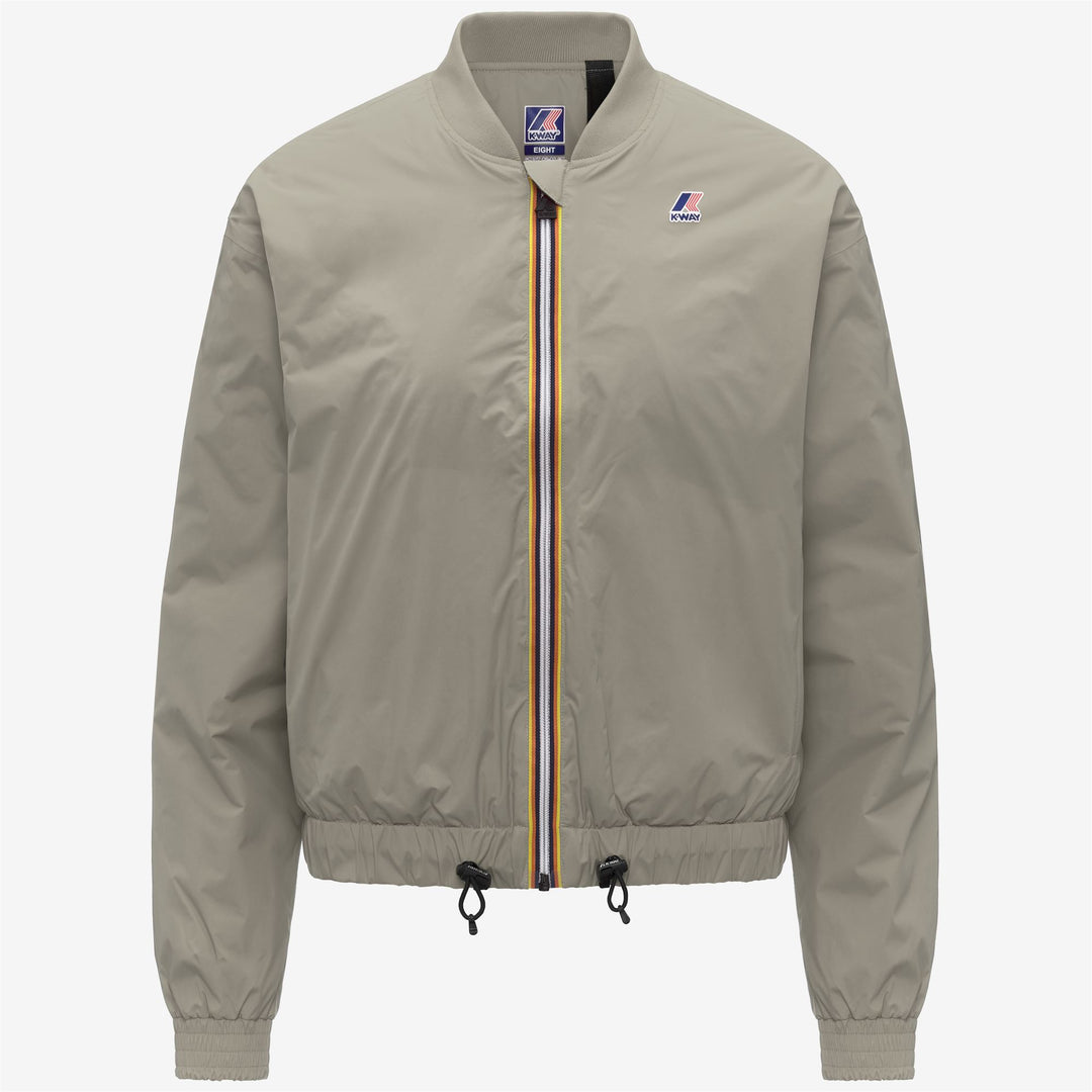 Chaqueta corta impermeable para mujer Green Oak con acolchado PrimaLoft 01