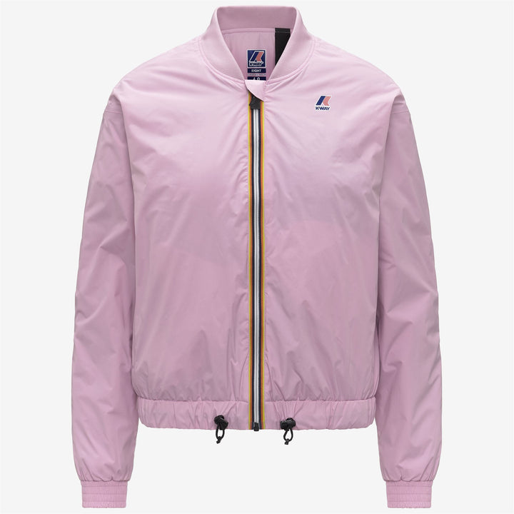 Chaqueta corta impermeable para mujer en color violeta con acolchado PrimaLoft 1