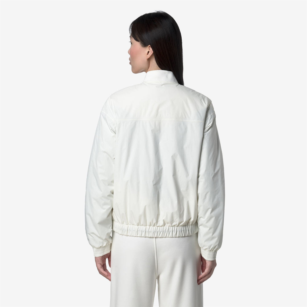 Giacca corta leggera da donna bianca con isolamento PrimaLoft main