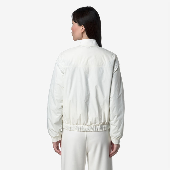 Giacca corta leggera da donna bianca con isolamento PrimaLoft 6