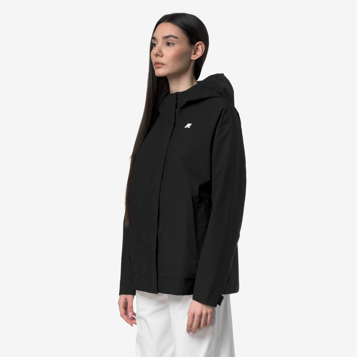 Jackets_Woman_ROSE STRETCH 2L_Short_Black Pure - Black Pure - Commercial 5