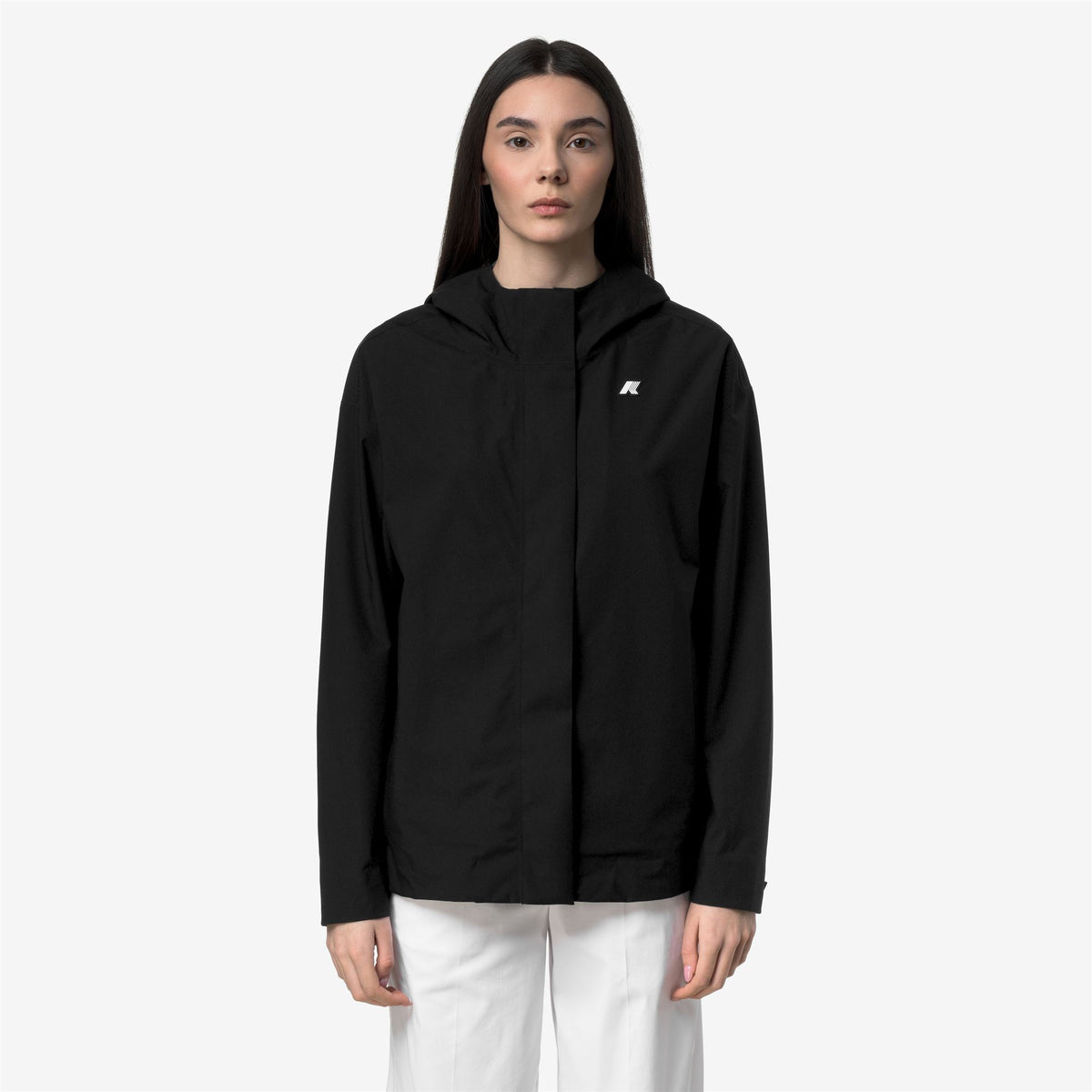 Jackets_Woman_ROSE STRETCH 2L_Short_Black Pure - Black Pure - Commercial 4