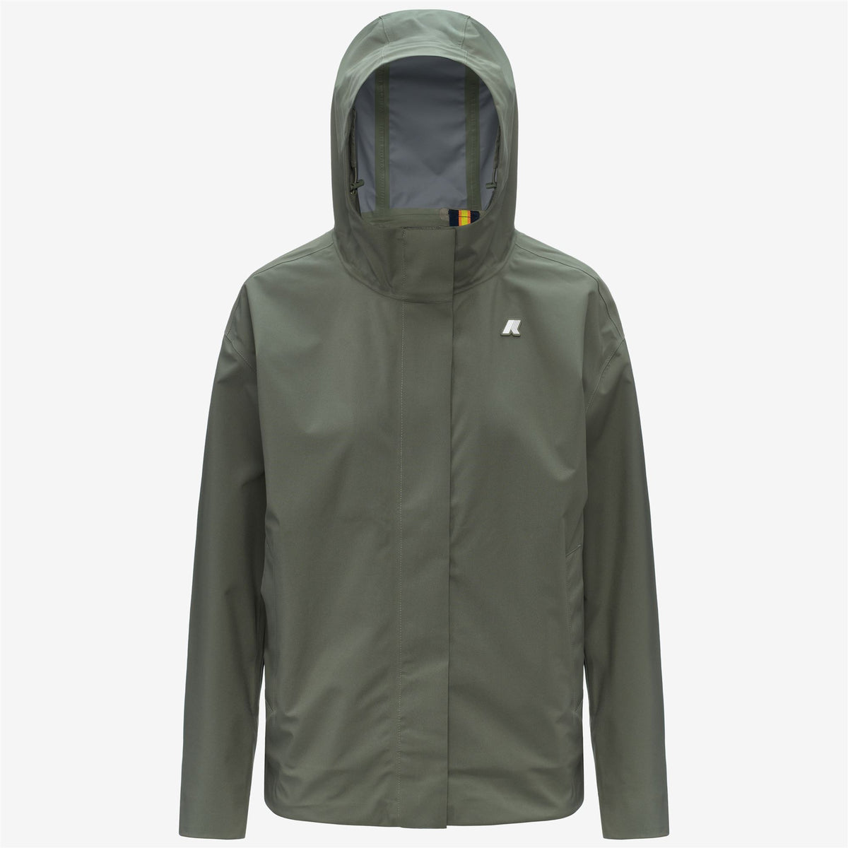 Jackets_Woman_ROSE STRETCH 2L_Short_Green Lichen - Commercial 1