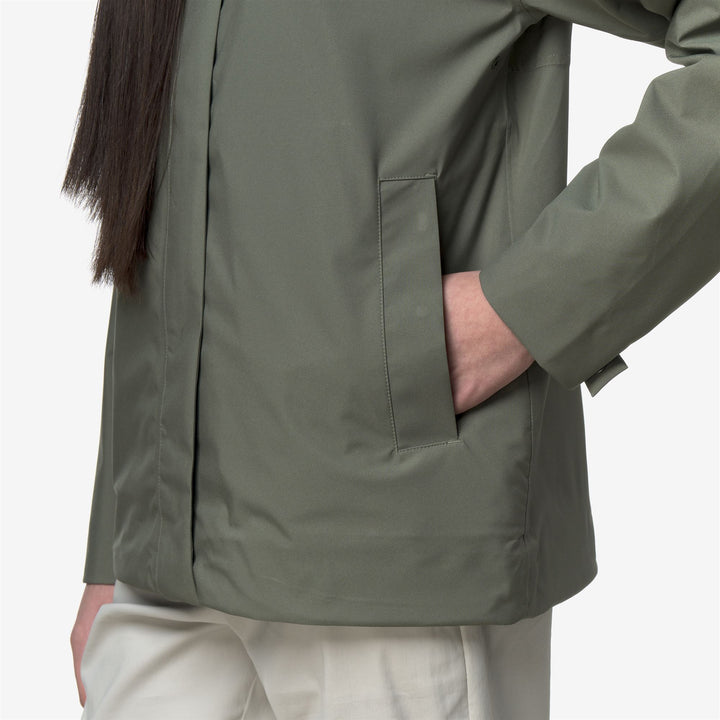 ROSE STRETCH 2L Giacche Breve Donna Green Lichen 4