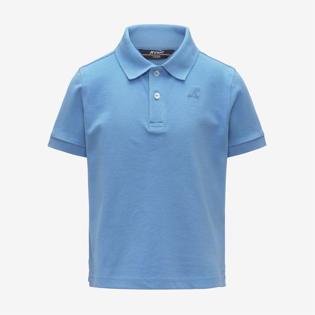 P. AMEDEE PIQUE - Polo Shirts - Polo - Bambino - BLUE CIELO 01