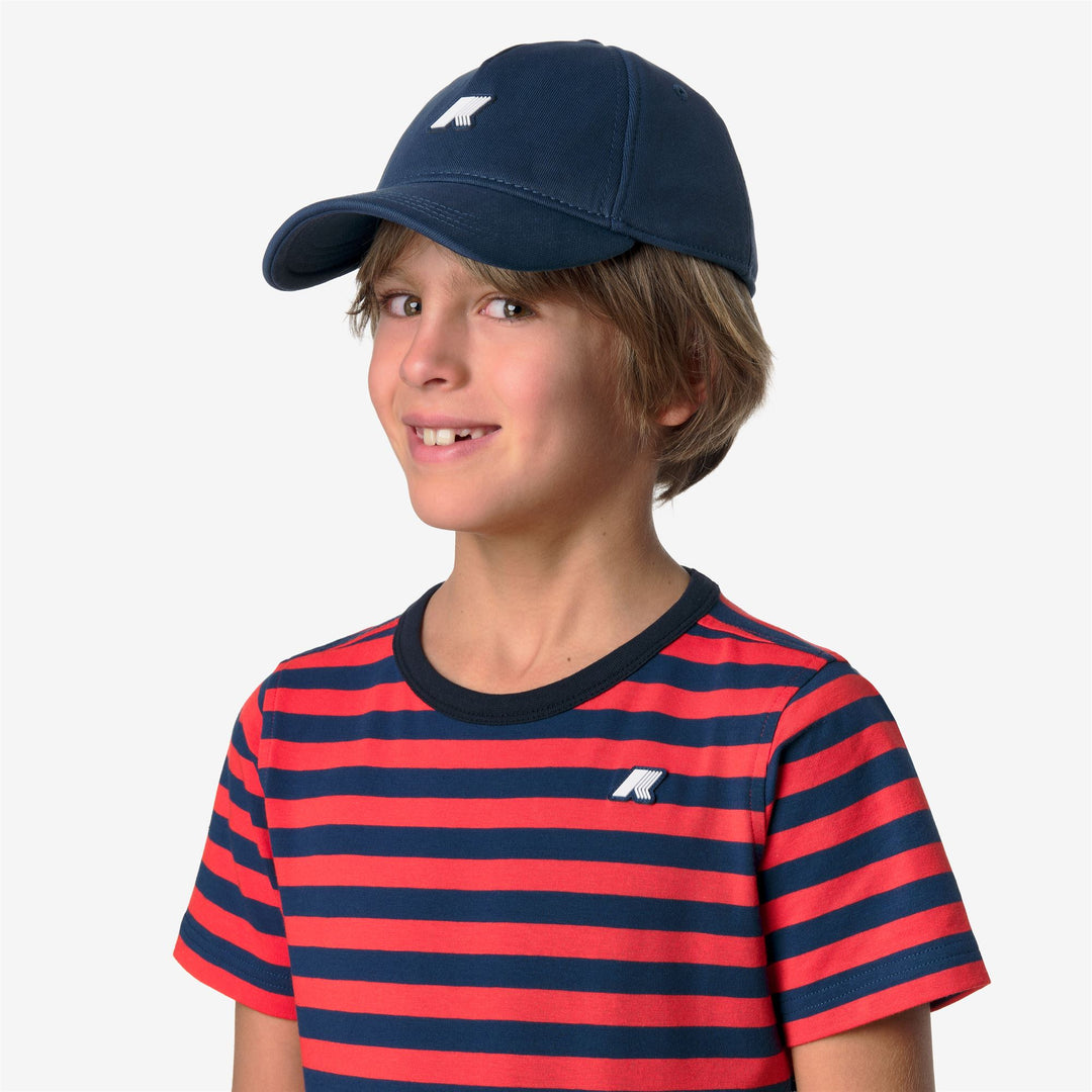 P. ILIS JERSEY Headwear Cap Kid unisex Blue Insignia 01