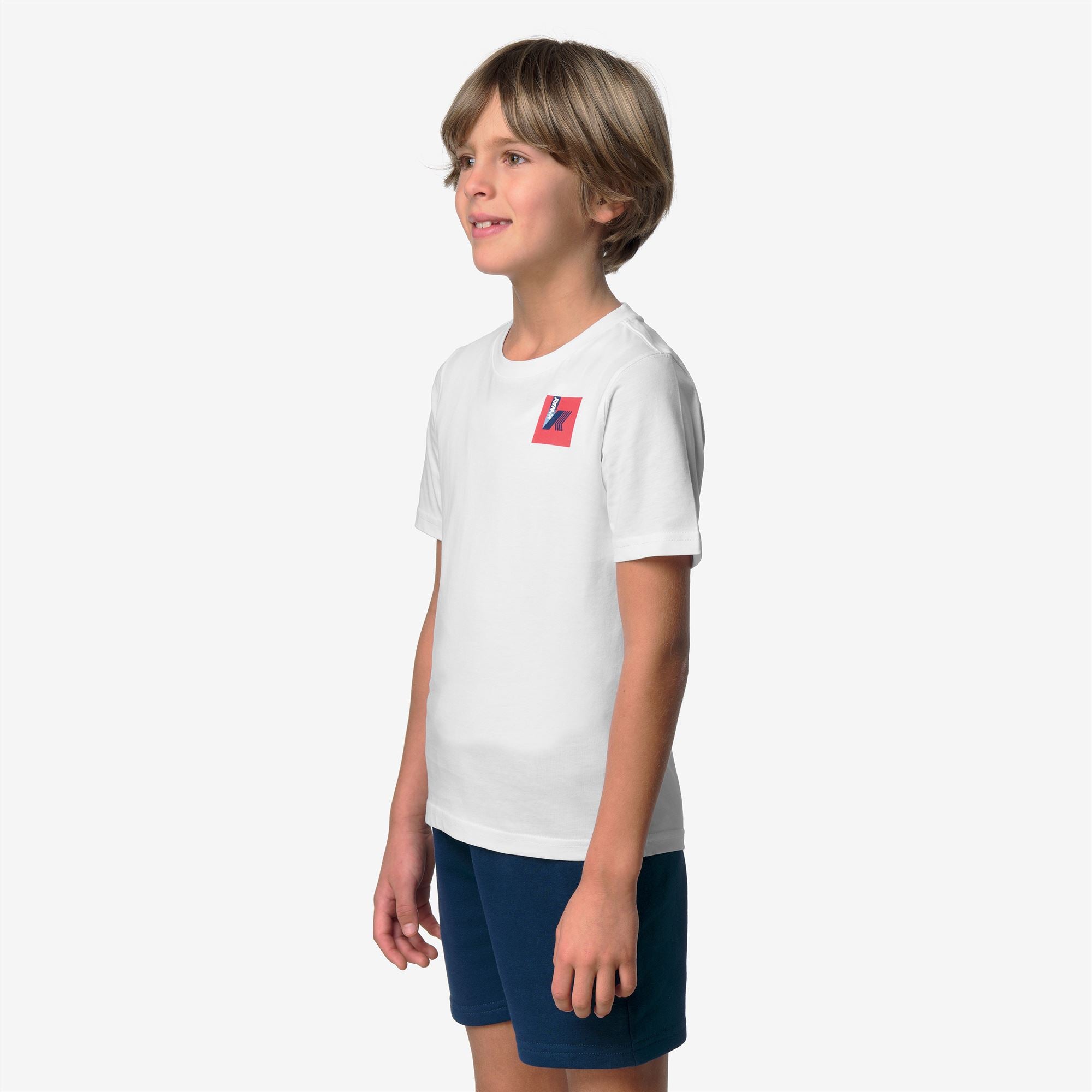 T-Shirts & Top_KID UNISEX_P. LEONIDE COLORFUL SQUARE_T-Shirt_White - Commercial 5