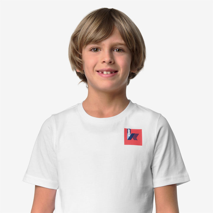 P. LEONIDE COLORFUL SQUARE - T-ShirtsTop - T-Shirt - Kid unisex - WHITE 3