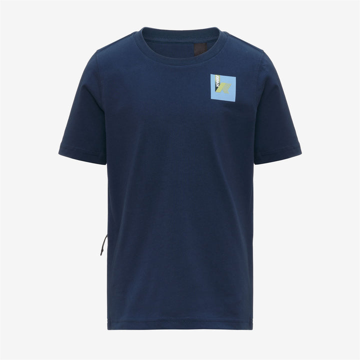 P. LEONIDE COLORFUL SQUARE - T-ShirtsTop - T-Shirt - Bambino/a - BLUE INSIGNIA 1
