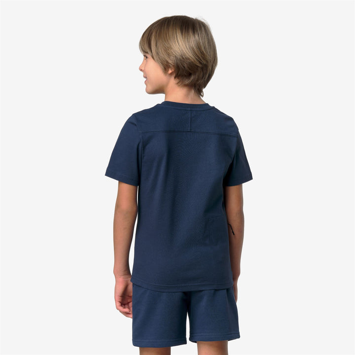P. LEONIDE COLORFUL SQUARE - T-ShirtsTop - T-Shirt - Bambino/a - BLUE INSIGNIA 6