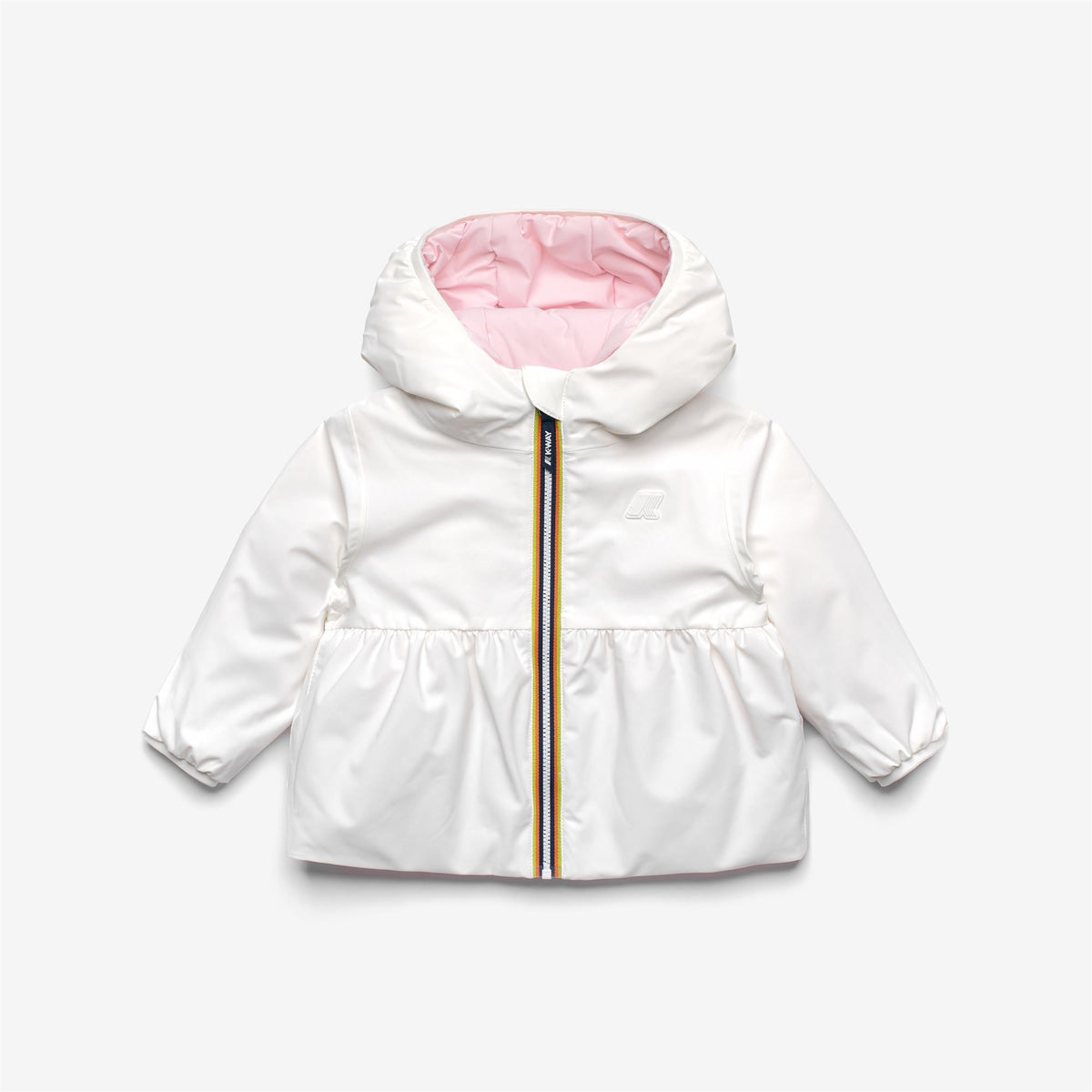 Jackets_GIRL_E. MAELLE ST WARM DOUBLE_Mid_White Natural - Pink Sallow - Commercial 1