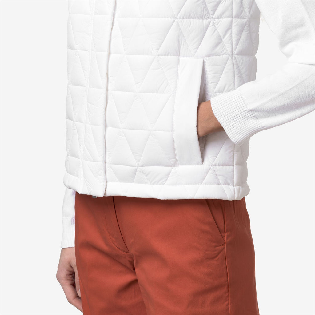 Jackets_Woman_SATINE DIAMOND QUILTED WARM_Vest_White - White - Commercial 7