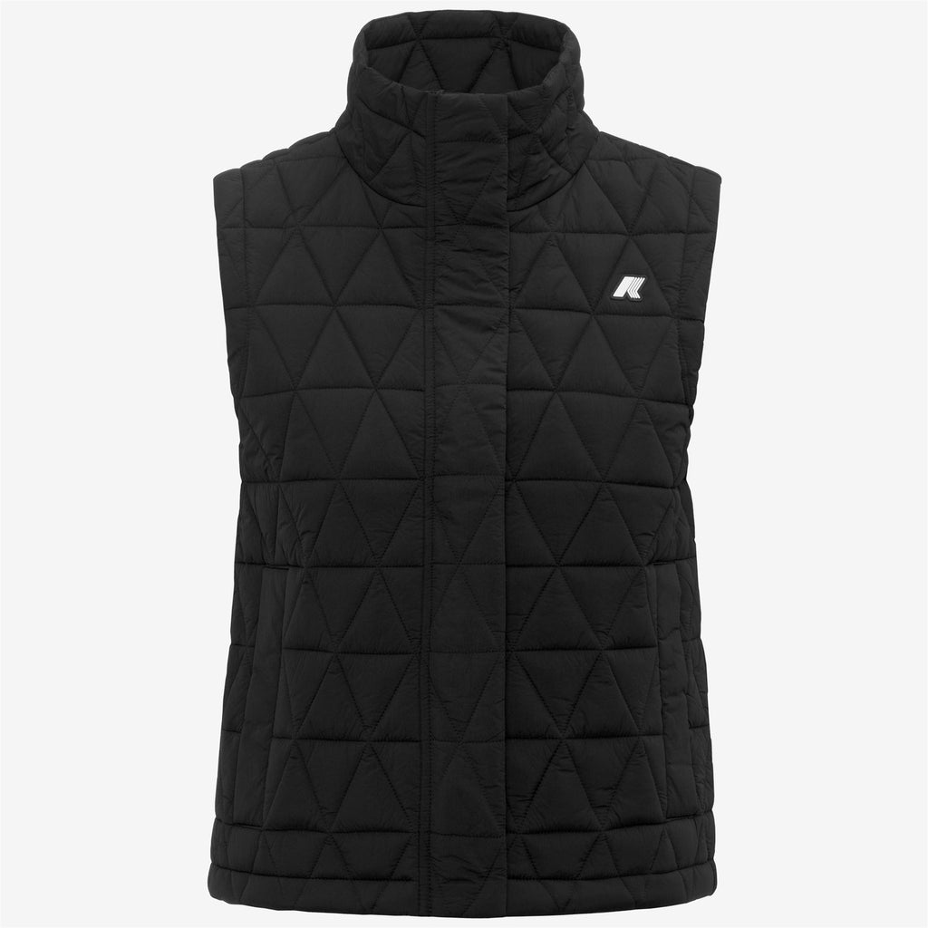 Jackets_Woman_SATINE DIAMOND QUILTED WARM_Vest_Black Pure - Black Pure - Commercial 1