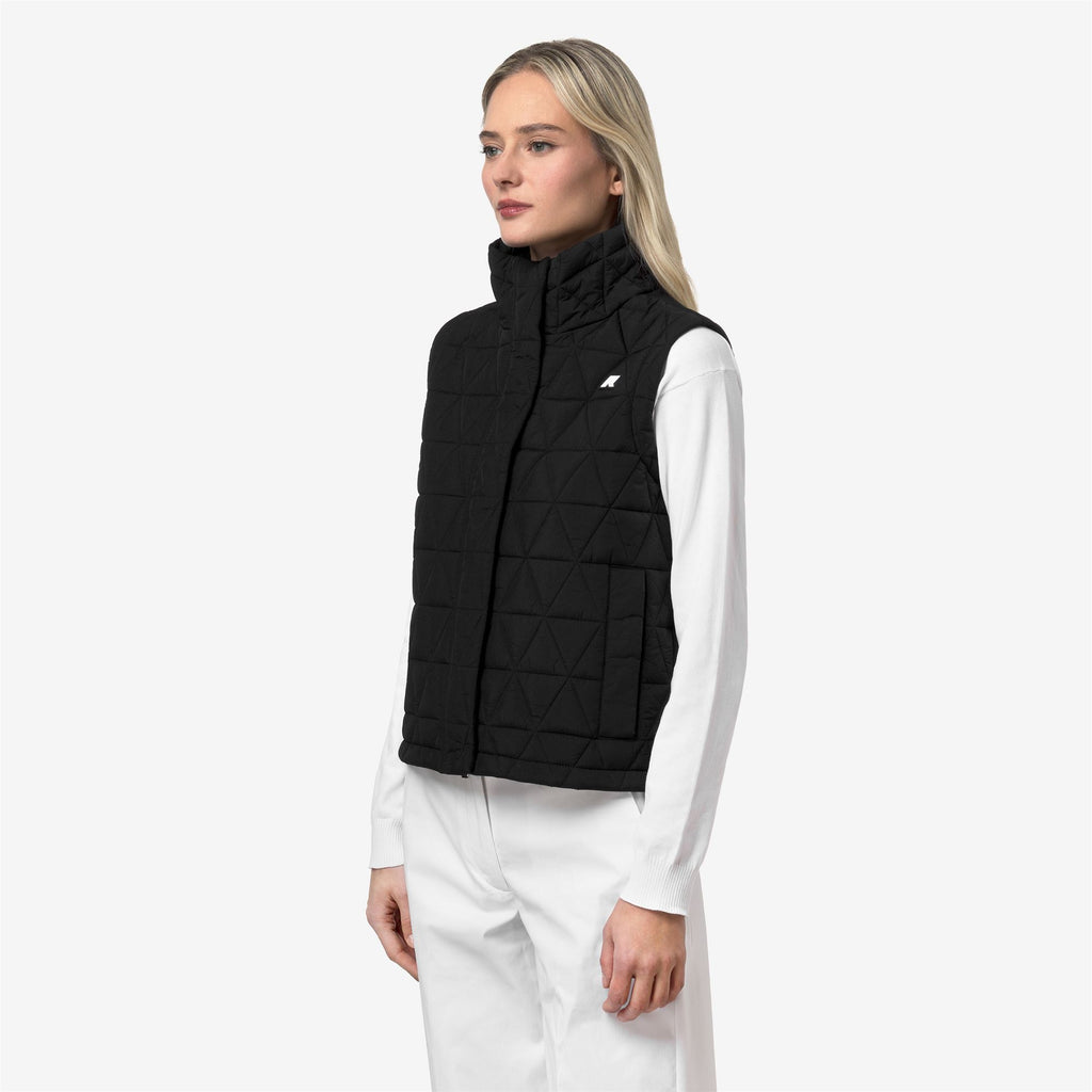 Jackets_Woman_SATINE DIAMOND QUILTED WARM_Vest_Black Pure - Black Pure - Commercial 5