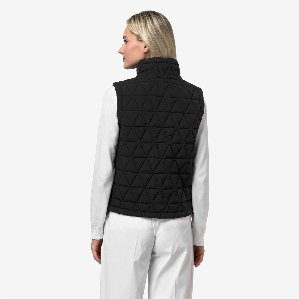 Jackets_Woman_SATINE DIAMOND QUILTED WARM_Vest_Black Pure - Black Pure - Commercial 6