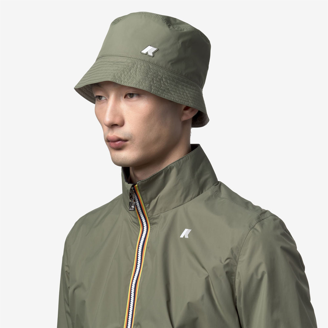 SHAVIT PLUS DOUBLE Headwear Hat Unisex Green Lichen-BEIGE LT 01