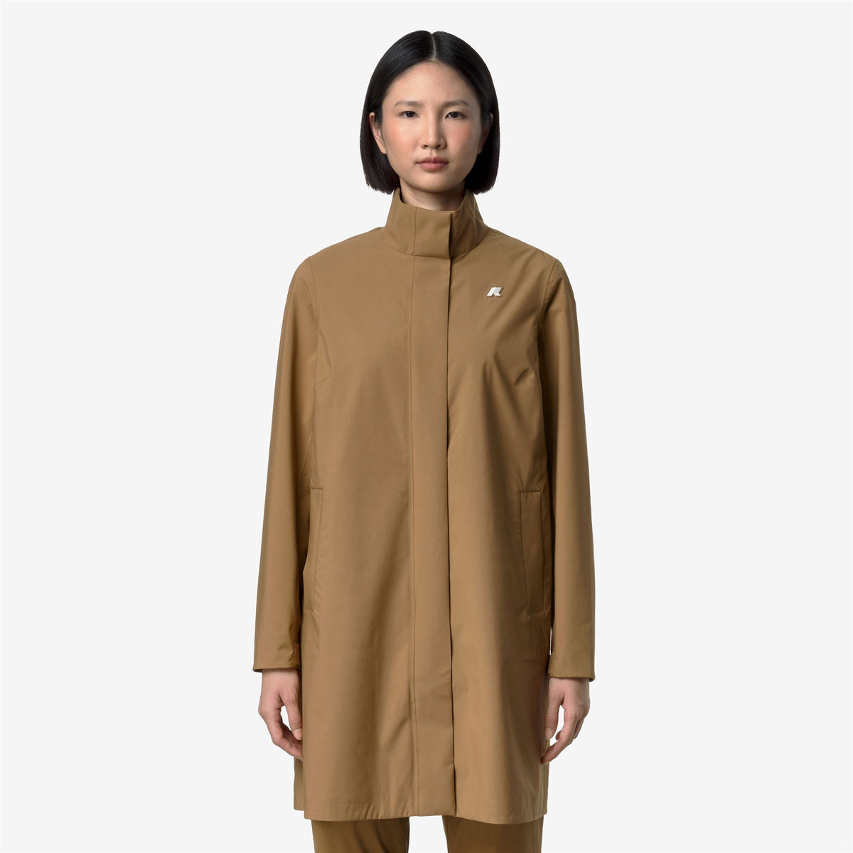Jackets_Woman_DUKESSE STRETCH 2LAYERS_3/4 Length_Brown Bistre - Commercial 4