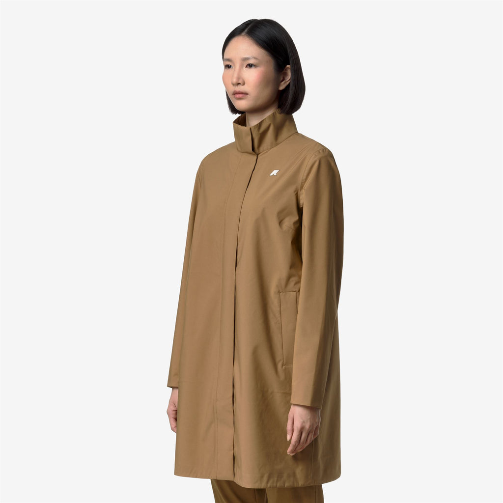 Jackets_Woman_DUKESSE STRETCH 2LAYERS_3/4 Length_Brown Bistre - Commercial 5