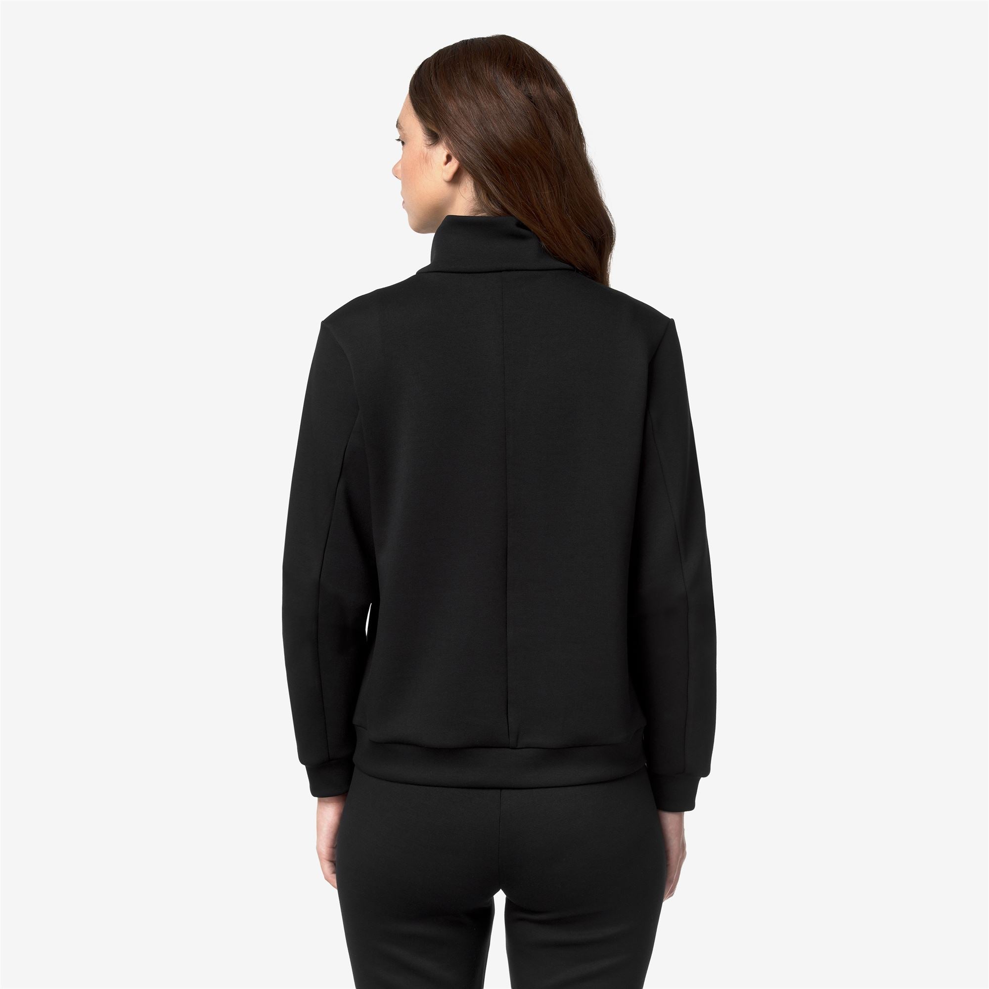 Fleece_Woman_LOWENA LIGHT SPACER_Pull Over_Black Pure - Black Pure - Commercial 6