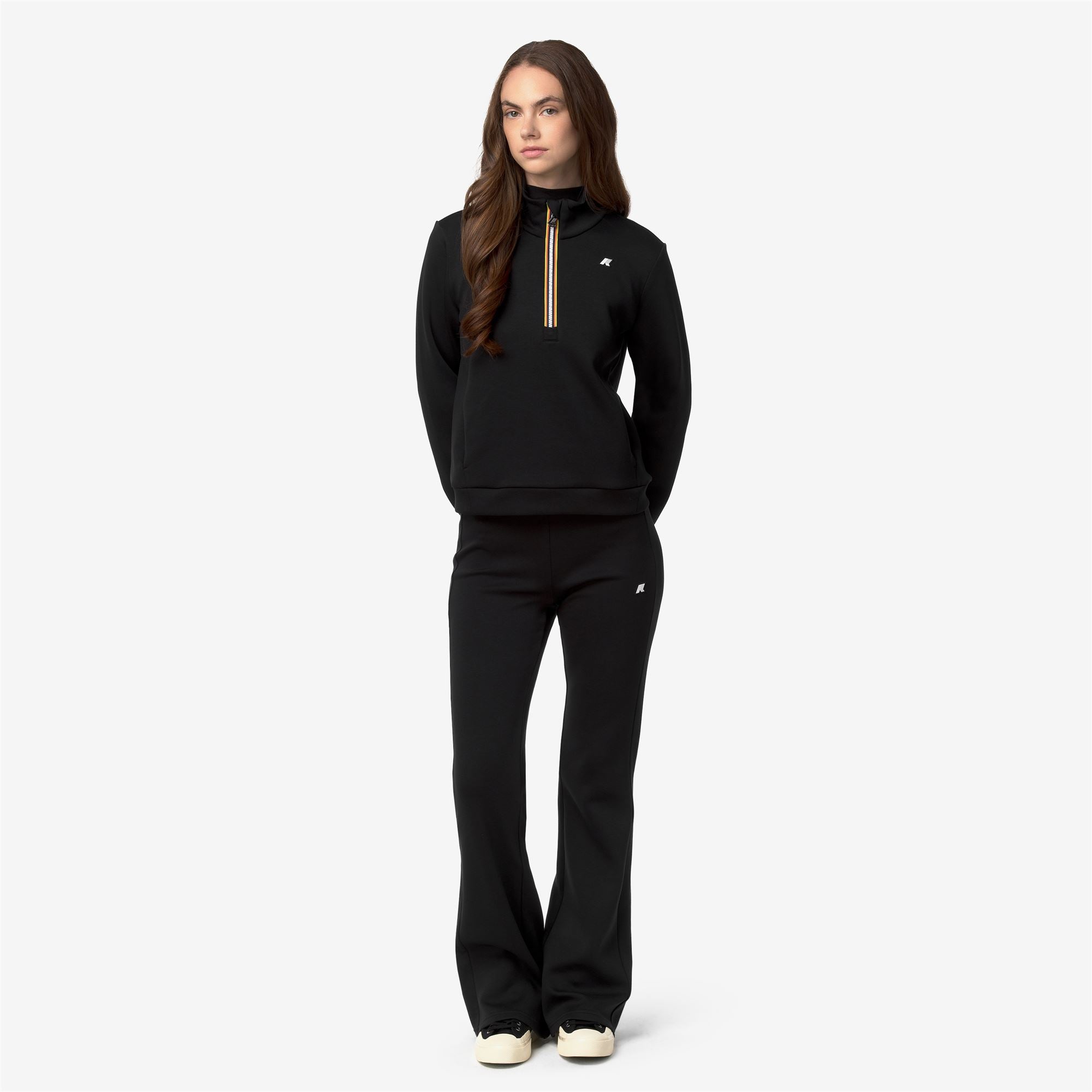 Fleece_Woman_LOWENA LIGHT SPACER_Pull Over_Black Pure - Black Pure - Commercial 7