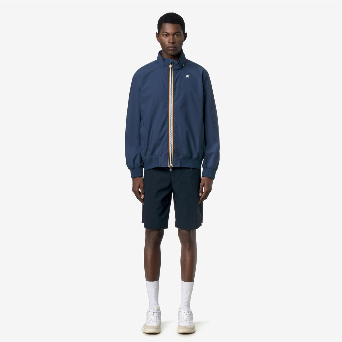 Jackets_Man_ARSENE STRETCH DOT_Short_Blue Insignia - Commercial 4
