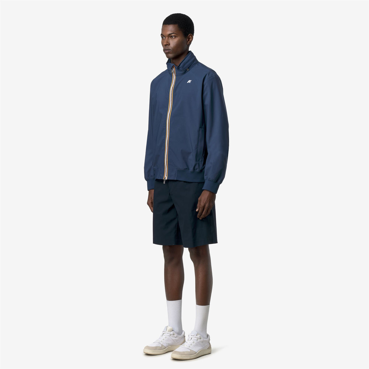 Jackets_Man_ARSENE STRETCH DOT_Short_Blue Insignia - Commercial 5