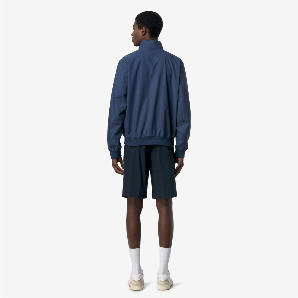 ARSENE STRETCH DOT Jackets Short Man Blue Insignia 02