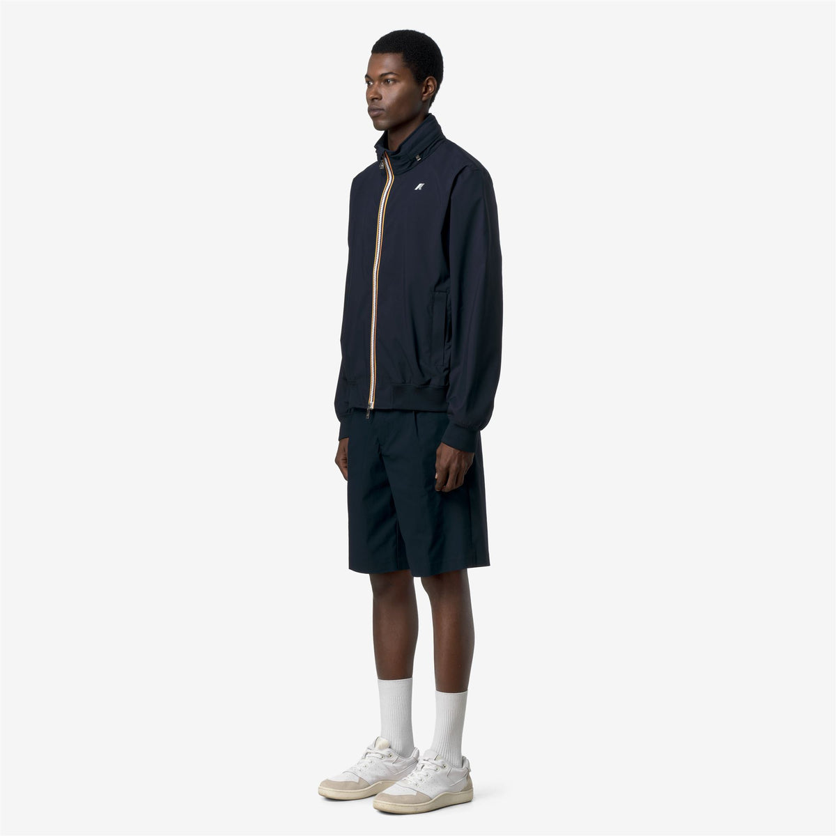 Jackets_Man_ARSENE STRETCH DOT_Short_Blue Depth - Commercial 5